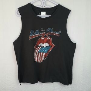 Bravado | Rolling Stones distressed band tee sleeveless tank